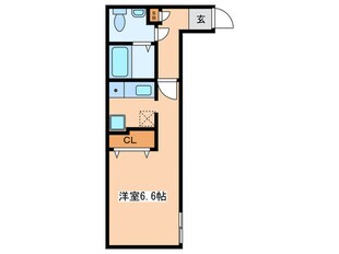 ZESTY豪徳寺の物件間取画像